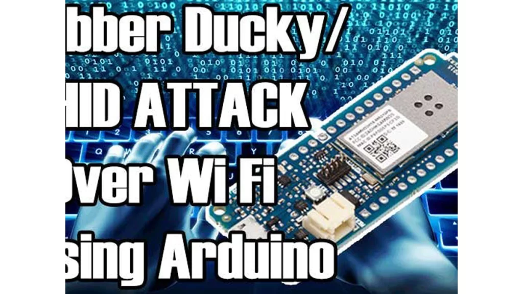 HID Attack Over WiFi Using Arduino MKR1000 1