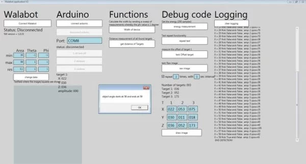 Walabot Object Detection schematics