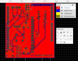 Arduino Alcohol Detector Circuit Board schematics