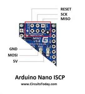 arduino nano pinout spi