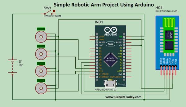 assembling arduino robotic arm