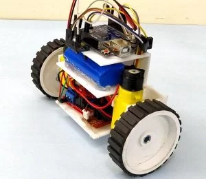 DIY-Self-Balancing-Robot-in-action