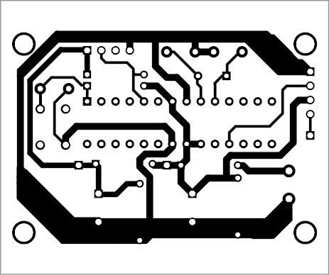 Component layout of the PCB shown in Fig. 4