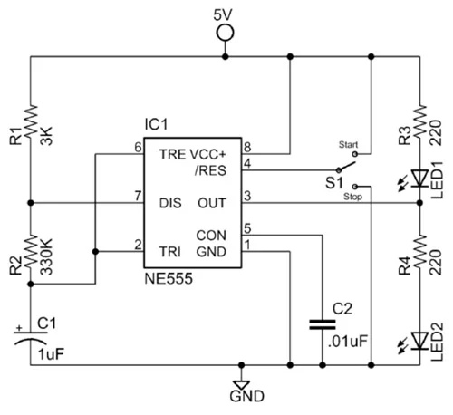 How To Configure a 555 Timer IC - duino