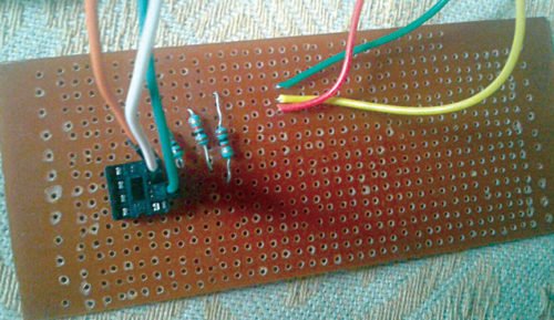 Authors’ prototype of breakout board