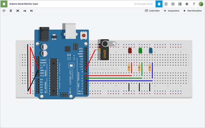 online circuit simulator for arduino