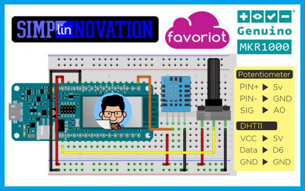 MKR1000_Favoriot_Schematics