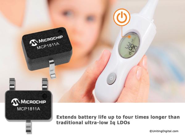 ULTRA-LOW QUIESCENT LDO EXTENDS BATTERY LIFE FOR SENSORS AND PORTABLE DESIGNS