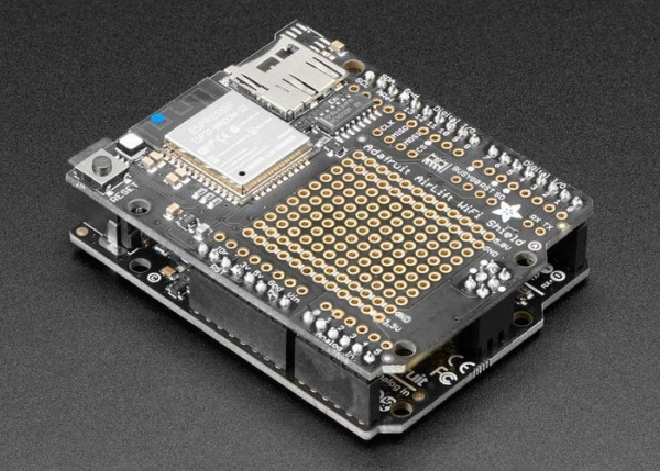 Arduino AirLift Shield ESP32 WiFi co processor arrives at Adafruit