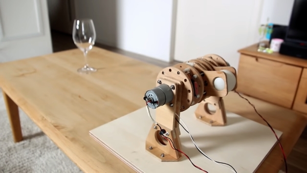 TRICK SHOT BOT FLINGS BALLS INTO WINE GLASS EVERY TIME