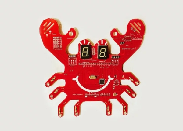 Crabbie Arduino development board hits Kickstarter