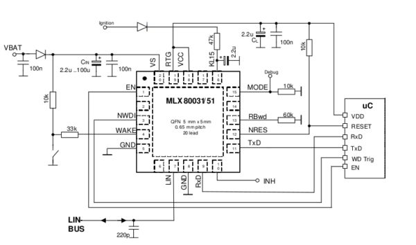 supply voltage in cars are mostly a spiky 12v.