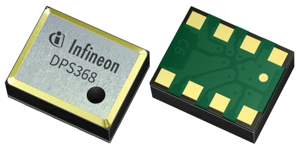 ULTRA-SMALL BAROMETRIC PRESSURE SENSOR DPS368 FROM INFINEON IS PROTECTED AGAINST WATER DUST & HUMIDITY