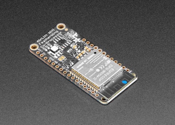 AirLift FeatherWing ESP32 WiFi co processor now available