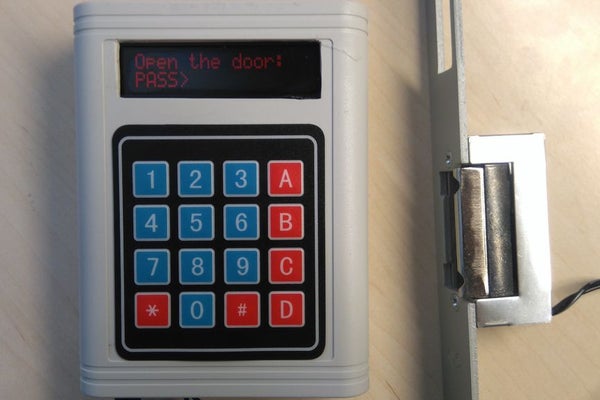 Arduino Password Unlock Door Security System