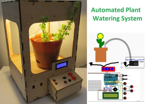 Arduino รดน้ำต้นไม้ในร่มอัตโนมัติ