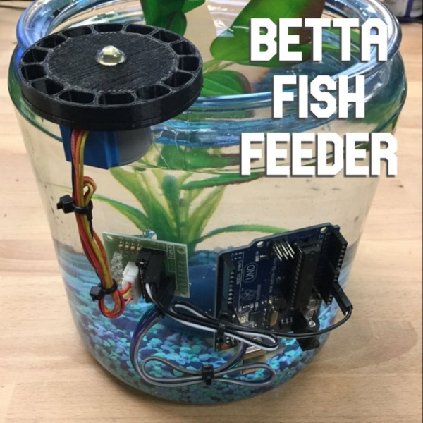automatic betta fish feeder