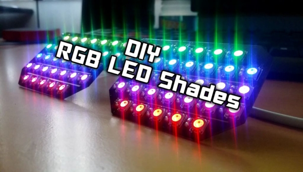 DIY RGB LED Shades Controlled by Arduino