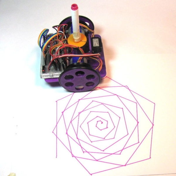 Low Cost Arduino Compatible Drawing Robot