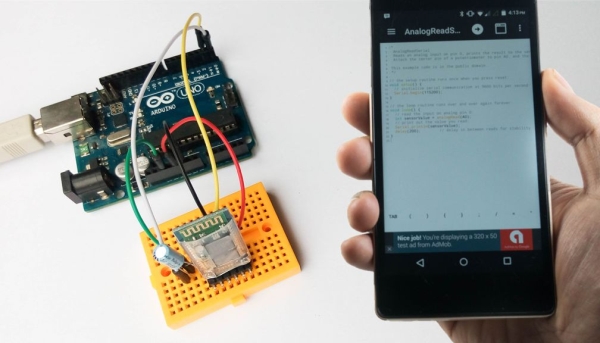 Program Your Arduino With an Android Device Over Bluetooth
