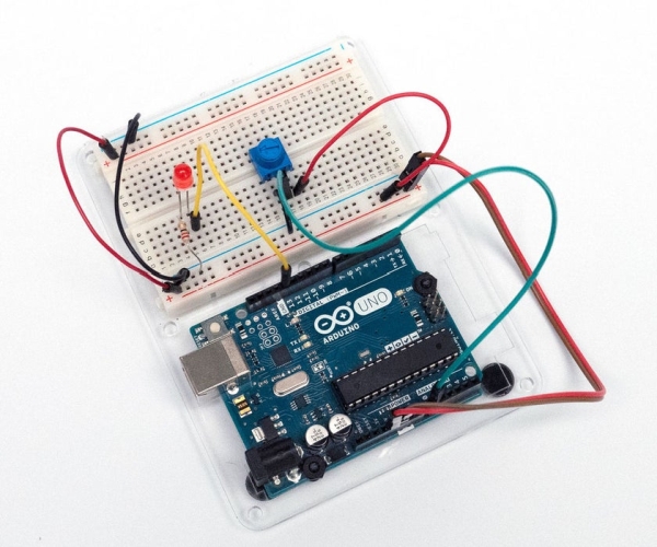 Read a Potentiometer With Arduinos Analog Input