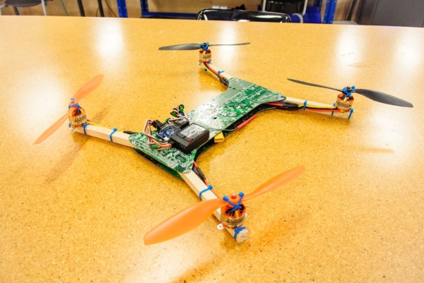 Recycled Motherboard RC Quadcopter