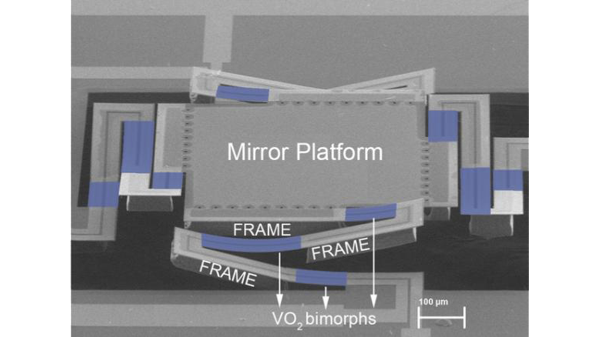 Researchers Developed VO2 Based MEMS Mirror Actuator That Requires Very Low Power