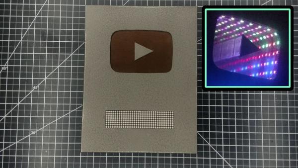 Make a Bronze Infinity YouTube Play Button Subscriber Counter