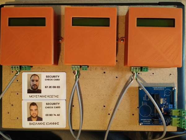 Security Check RFID System Based on Arduino and RS485 Data Bus