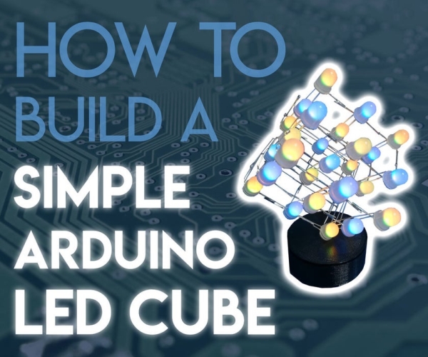 Simple Arduino RGB LED Cube 3x3x3