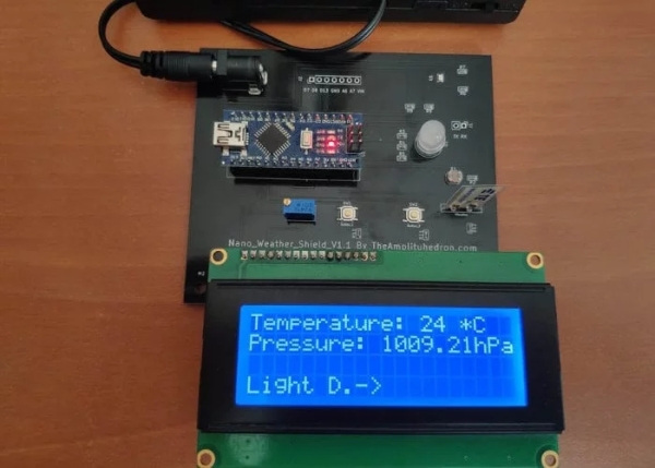 Arduino Nano Weather Shield project