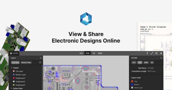 ALTIUM’S PCB DESIGN SHARING VISUALIZATION TOOL HELPS TO VIEW POPULAR CAD FORMATS IN YOUR BROWSER