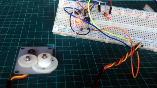 FROM THE MACGYVER FILES USING A STEPPER MOTOR AS AN ENCODER