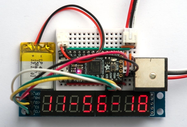 GPS CLOCK USING ULISP