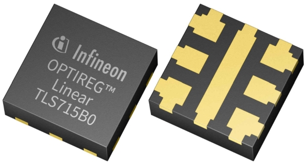 INFINEON’S TLS715B0NA LDO REGULATOR USES “FLIP CHIP” TECHNOLOGY TO DIFFUSE HEAT