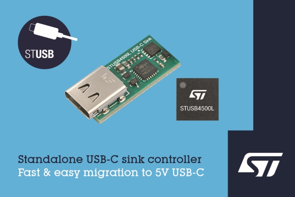 STMICROELECTRONICS-TCPP01-M12-USB-TYPE-C-PORT-PROTECTION