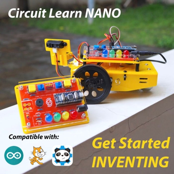 Circuit Learn NANO One PCB. Easy to Learn. Infinite Posibilities.