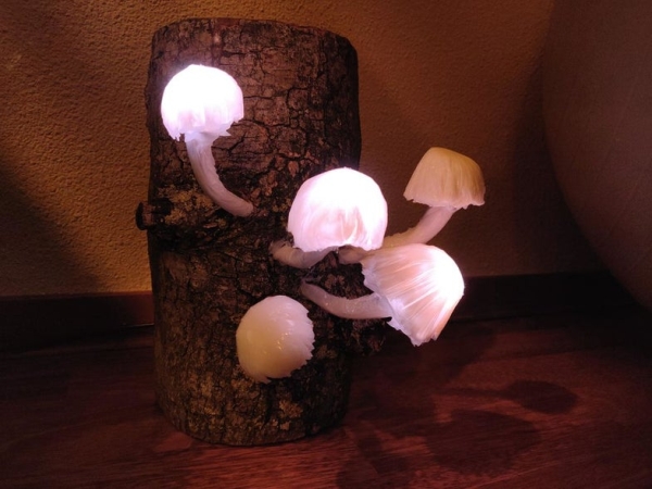 Interactive Glowing Mushrooms