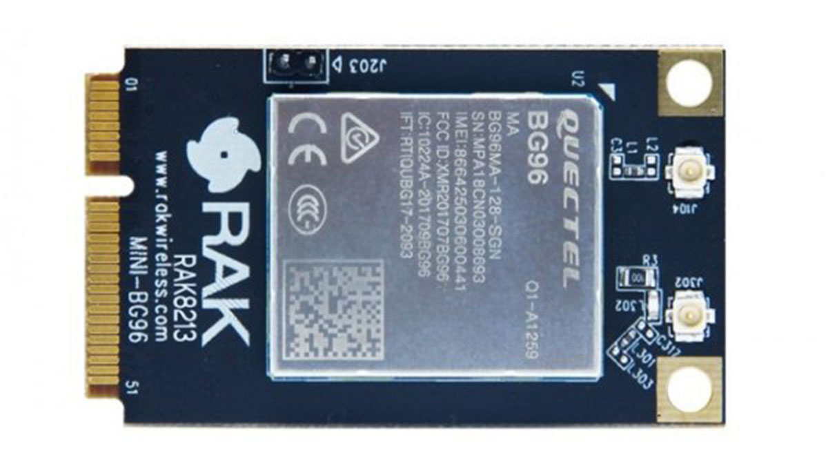 RAK8213 – THE NEW MINI-PCIE CARD FOR NB-IOT AND LTE CAT M1