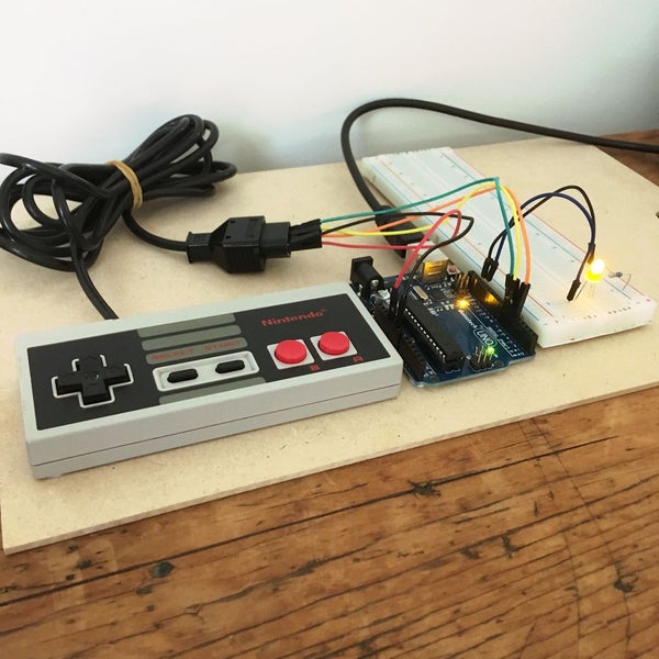 Use Your NES Controller As On Off Switch for Lights.
