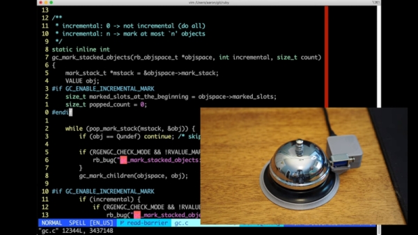 USB BELL RINGS IN CUSTOM TERMINAL