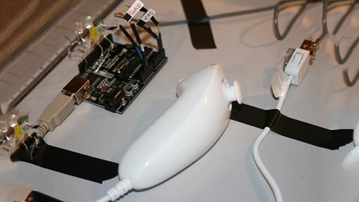 Wii Nunchuck as general purpose controller via Arduino board 1