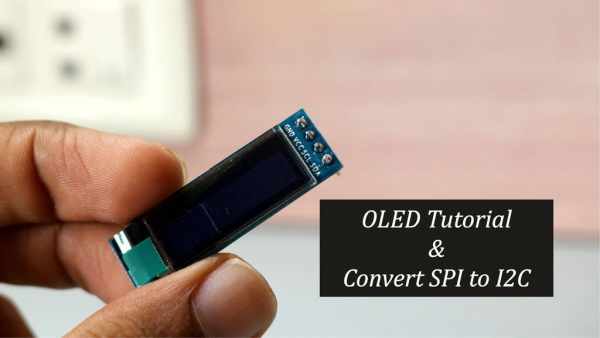 OLED Tutorial Convert SPI to I2C