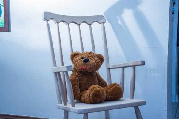 Spooky Teddy Arduino Powered Self rocking Chair Rotating Head 1