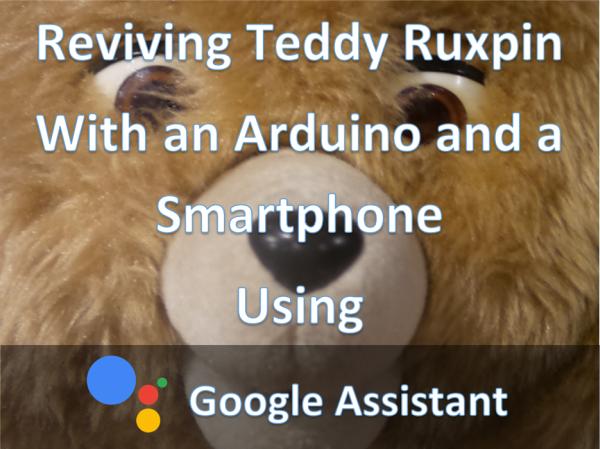 PhoneArduino Controlled Teddy Ruxpin