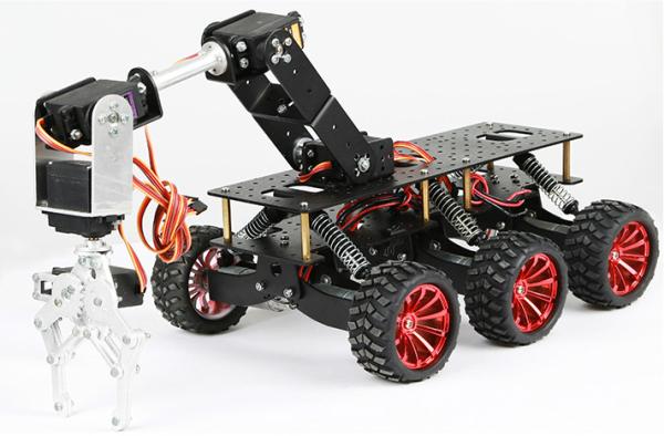 6WD Shock Absorption Robot for Arduino