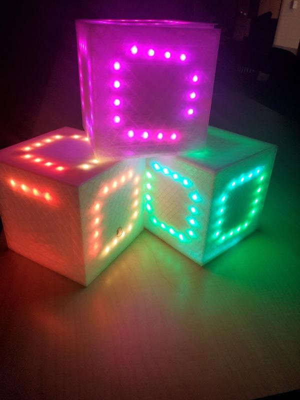 IMU Controlled LED Cube (Simon Says)