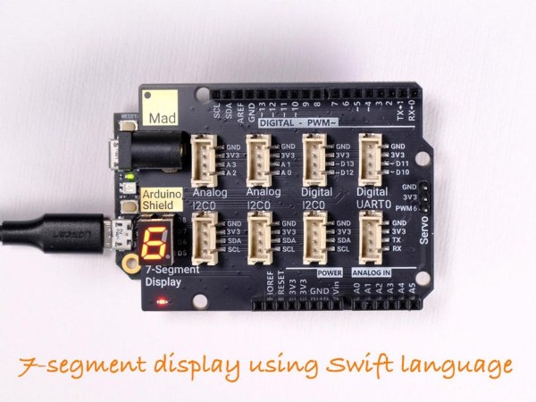 7 segment Display Using Swift Language