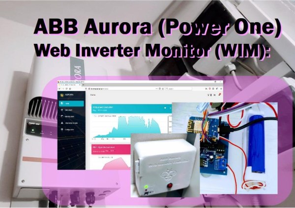 Inverter Aurora ABB Power One Web Monitor WIM With Esp8266