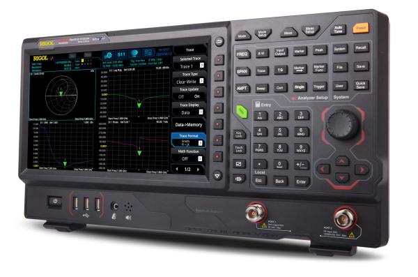 RIGOL RSA3000N/5000N REAL TIME SPECTRUM ANALYZERS WITH VECTOR NETWORK ANALYSIS